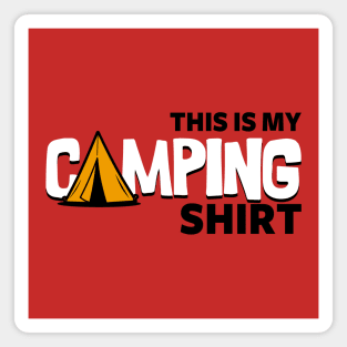 Camping Lover Hiking Outdoor Mountaineer Adventure Slogan Magnet